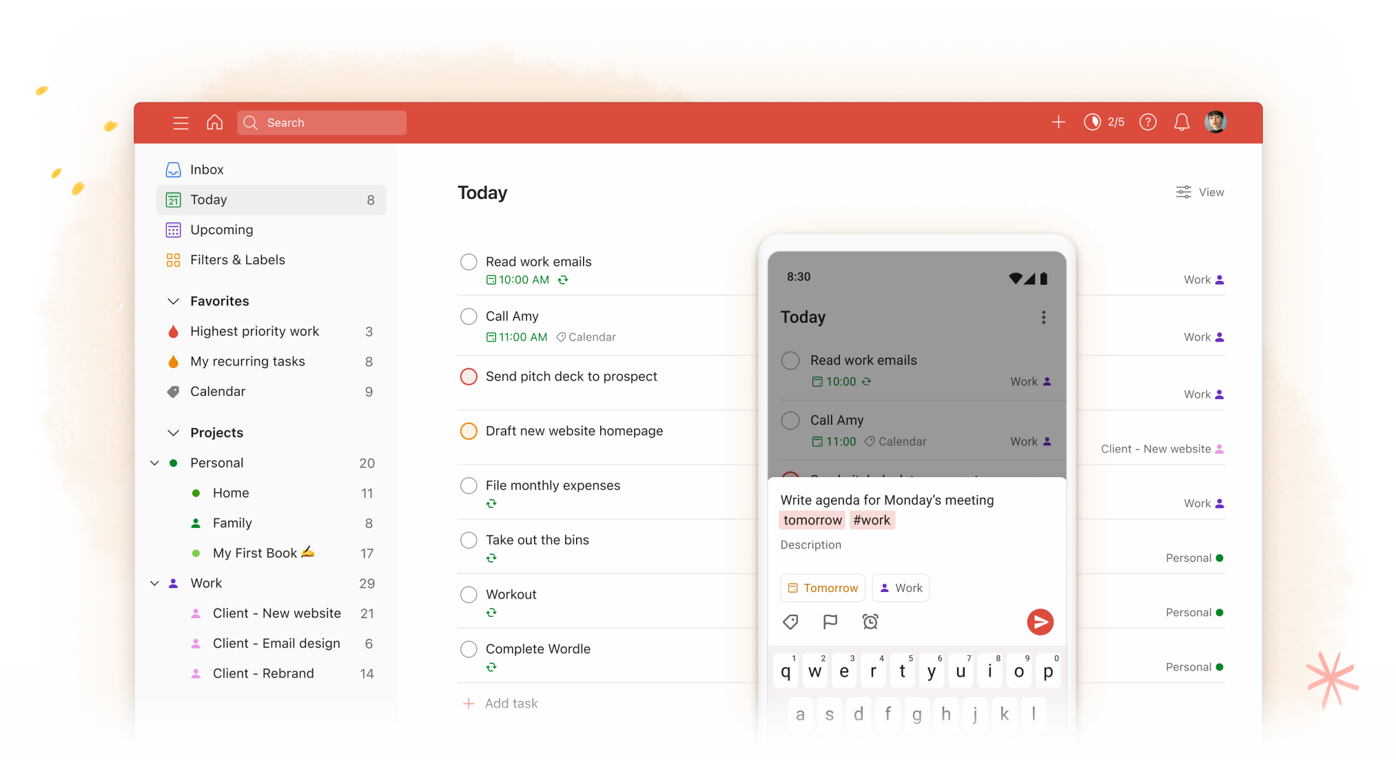 Todoist A To Do List To Organize Your Work Life